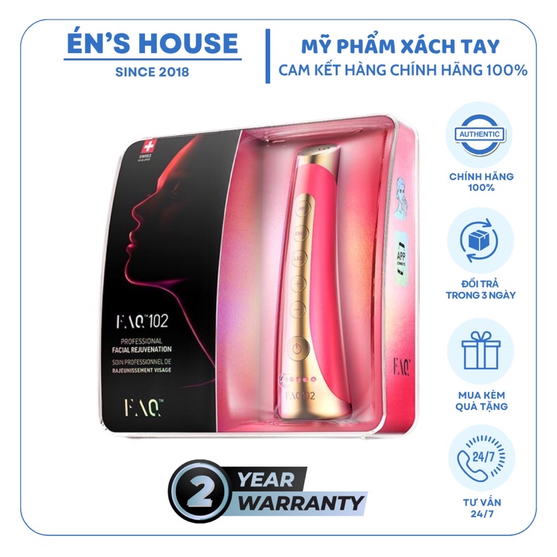 Máy Đẩy Tinh Chất, Nâng Cơ, Chiếu đèn FOREO FAQ 102