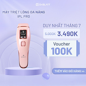 Máy triệt lông Dr Glatt Pro 3 trong 1