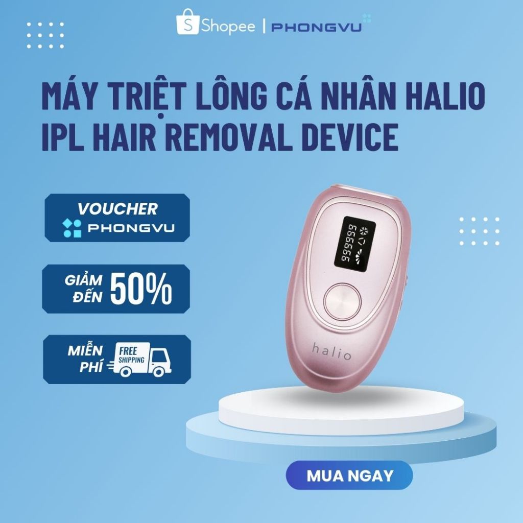 Máy triệt lông lạnh cá nhân Halio IPL Cooling
